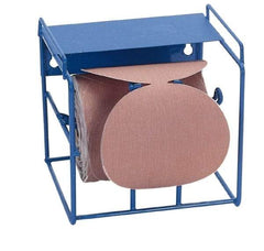 Norton - 5" Diam, 240 Grit Aluminum Oxide Adhesive PSA Disc - Very Fine Grade, Natural, B Weighted Backing, Flexible - Eagle Tool & Supply