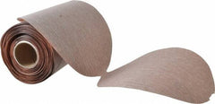 Norton - 5" Diam, 400 Grit Aluminum Oxide Adhesive PSA Disc - Super Fine Grade, Natural, B Weighted Backing, Flexible - Eagle Tool & Supply