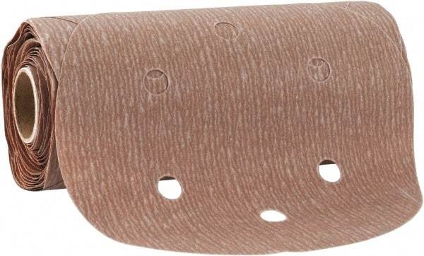 Norton - 6" Diam, 600 Grit Aluminum Oxide Adhesive PSA Disc - Coarse Grade, Natural, B Weighted Backing, Flexible - Eagle Tool & Supply