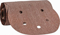 Norton - 6" Diam, 320 Grit Aluminum Oxide Adhesive PSA Disc - Very Fine Grade, Natural, B Weighted Backing, Flexible - Eagle Tool & Supply