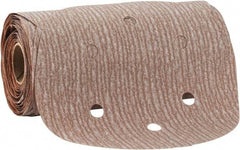 Norton - 6" Diam, 280 Grit Aluminum Oxide Adhesive PSA Disc - Very Fine Grade, Natural, B Weighted Backing, Flexible - Eagle Tool & Supply