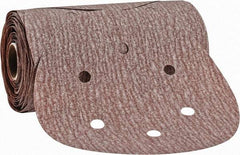 Norton - 6" Diam, 180 Grit Aluminum Oxide Adhesive PSA Disc - Fine Grade, Natural, B Weighted Backing, Flexible - Eagle Tool & Supply