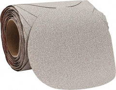 Norton - 8" Diam, 80 Grit Aluminum Oxide Adhesive PSA Disc - Coarse Grade, Natural, B Weighted Backing, Flexible - Eagle Tool & Supply