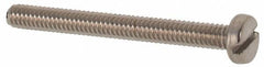 Value Collection - M2x0.40 Metric Coarse, 20mm Length Under Head Slotted Drive Machine Screw - Fillister Head, Grade 316 & A4 Stainless Steel, Uncoated, Without Washer - Eagle Tool & Supply
