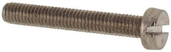 Value Collection - M3x0.50 Metric Coarse, 20mm Length Under Head Slotted Drive Machine Screw - Fillister Head, Grade 316 & A4 Stainless Steel, Uncoated, Without Washer - Eagle Tool & Supply