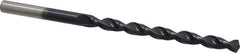 Cleveland - #9 135° Cobalt Jobber Drill - TiAlN Finish, Right Hand Cut, Parabolic Flute, Straight Shank, 3-5/8" OAL, Split Point - Eagle Tool & Supply