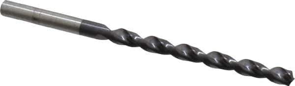 Cleveland - #11 135° Cobalt Jobber Drill - TiAlN Finish, Right Hand Cut, Parabolic Flute, Straight Shank, 3-1/2" OAL, Split Point - Eagle Tool & Supply