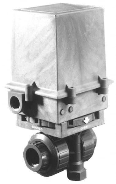 Plast-O-Matic - Actuated Ball Valves Actuator Type: Electric Pipe Size: 2 (Inch) - Eagle Tool & Supply