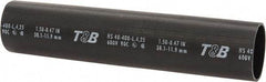 Thomas & Betts - 8" Long, 3:1, Polyolefin Heat Shrink Electrical Tubing - Black - Eagle Tool & Supply