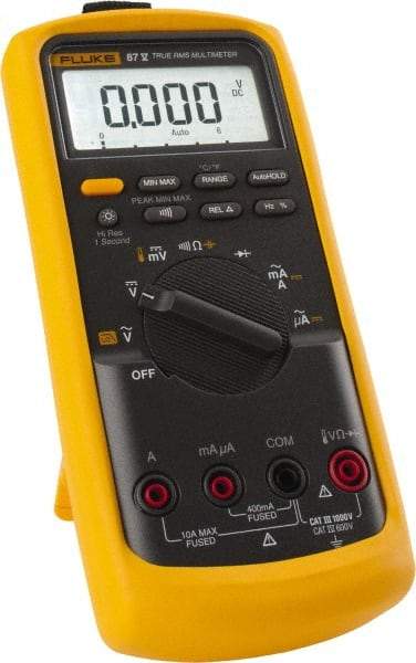 Fluke - 6 Piece, Electrical Test Equipment Combination Kit - 1,000 Volt Max - Eagle Tool & Supply