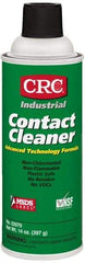 CRC - 14 Ounce Aerosol Contact Cleaner - 27,600 Volt Dielectric Strength, Nonflammable, Food Grade, Plastic Safe - Eagle Tool & Supply