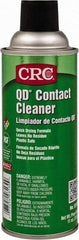 CRC - 11 Ounce Aerosol Contact Cleaner - 0°F Flash Point, 22,600 Volt Dielectric Strength, Flammable, Food Grade, Plastic Safe - Eagle Tool & Supply