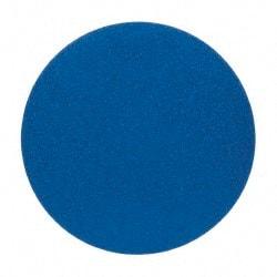 Norton - 20" Diam, 40 Grit Zirconia Alumina Adhesive PSA Disc - Very Coarse, Blue, Y Weighted Cloth Backing, Flexible - Eagle Tool & Supply