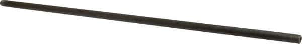 Made in USA - Schedule 80, 1/8" Diam x 18" Long Black Pipe Nipple - Threaded - Eagle Tool & Supply