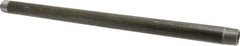 Made in USA - Schedule 80, 3/4" Diam x 18" Long Black Pipe Nipple - Threaded - Eagle Tool & Supply