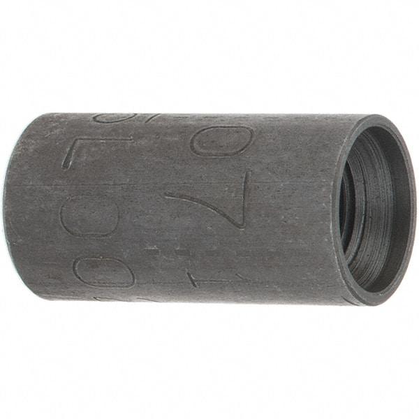 Made in USA - Size 1/8", Class 300, Steel Black Pipe Coupling - 300 psi, Threaded End Connection - Eagle Tool & Supply