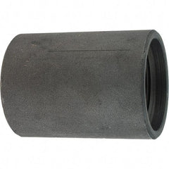 Made in USA - Size 1-1/4", Class 300, Steel Black Pipe Coupling - 300 psi, Threaded End Connection - Eagle Tool & Supply