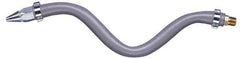 Guardair - Blow Gun Flexible Extension Hose - 1/4 NPT, 12" Long, Aluminum - Eagle Tool & Supply