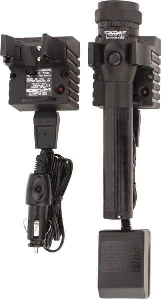 Streamlight - White LED Bulb, 400 Lumens, Industrial/Tactical Flashlight - Black Aluminum Body, 1 AA NiMH Battery Included - Eagle Tool & Supply