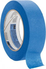 3M - 1-1/2" Wide x 60 Yd Long Blue Paper Masking Tape - Series 2090, 5.7 mil Thick, 27 In/Lb Tensile Strength - Eagle Tool & Supply