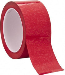 3M - 72 Yds. x 2", Red Polyester Film Tape - 850 Series, 1.9 mil Thick, 28 Lb./Inch Tensile Strength - Eagle Tool & Supply