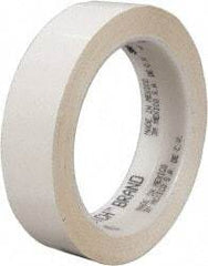 3M - 72 Yds. x 1", White Polyester Film Tape - 850 Series, 1.9 mil Thick, 28 Lb./Inch Tensile Strength - Eagle Tool & Supply