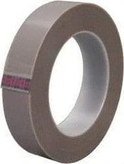 3M - 36 Yds. x 1", Gray PTFE Film Tape - 5481 Series, 6.8 mil Thick, 49 Lb./Inch Tensile Strength - Eagle Tool & Supply