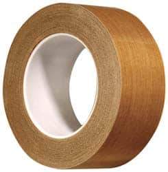 3M - 36 Yd Long x 3/4" Wide, Series 5453, Brown Silicone Glass Cloth/PTFE Tape - 8.2 mil Thick, 175 Lb/In Tensile Strength - Eagle Tool & Supply