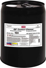 CRC - 5 Gallon Pail Contact Cleaner - 0°F Flash Point, 22,600 Volt Dielectric Strength, Flammable, Food Grade, Plastic Safe - Eagle Tool & Supply