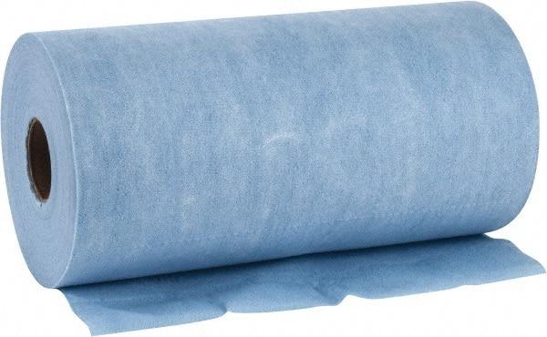 WypAll - X60 Dry Shop Towel/Industrial Wipes - Small Roll, 13-3/8" x 9-3/4" Sheet Size, Blue - Eagle Tool & Supply