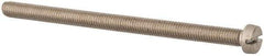 Value Collection - M5x0.80 Metric Coarse, 80mm Length Under Head Slotted Drive Machine Screw - Fillister Head, Grade 316 & A4 Stainless Steel, Uncoated, Without Washer - Eagle Tool & Supply