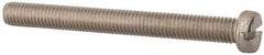 Value Collection - M8x1.25, 80mm Length Under Head Slotted Drive Machine Screw - Fillister Head, Grade 316 & A4 Stainless Steel, Uncoated, Without Washer - Eagle Tool & Supply