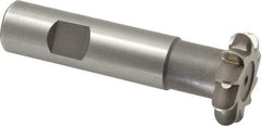 Whitney Tool Co. - 5/32" Radius, 5/16" Circle Diam, 1-5/16" Cutter Diam, Shank Connection, Convex Radius Cutter - 3/4" Shank Diam, 3-1/2" OAL, High Speed Steel, Uncoated, Profile Ground, 10 Teeth, Weldon Flat - Eagle Tool & Supply