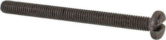 Value Collection - M6x1.00 Metric Coarse, 70mm Length Under Head Slotted Drive Machine Screw - Pan Head, Grade 316 & A4 Stainless Steel, Uncoated, Without Washer - Eagle Tool & Supply