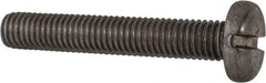 Value Collection - M8x1.25, 50mm Length Under Head Slotted Drive Machine Screw - Pan Head, Grade 316 & A4 Stainless Steel, Uncoated, Without Washer - Eagle Tool & Supply