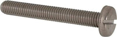 Value Collection - M8x1.25, 60mm Length Under Head Slotted Drive Machine Screw - Pan Head, Grade 316 & A4 Stainless Steel, Uncoated, Without Washer - Eagle Tool & Supply