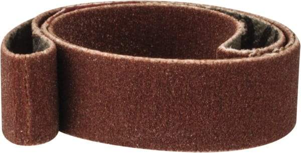 Tru-Maxx - 3/8" Wide x 13" OAL, 320 Grit, Aluminum Oxide Abrasive Belt - Aluminum Oxide, Extra Fine, Coated - Eagle Tool & Supply