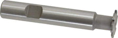 Whitney Tool Co. - 1/32" Radius, 1/16" Circle Diam, 3/4" Cutter Diam, Shank Connection, Convex Radius Cutter - 1/2" Shank Diam, 3" OAL, Carbide-Tipped, Uncoated, Profile Ground, 6 Teeth, Weldon Flat - Eagle Tool & Supply