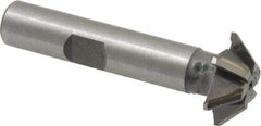 Whitney Tool Co. - 3/4" Diam x 3/16" Width of Cut, 45° Included Angle, Shank Connection, Carbide Tipped Single Angle Cutter - 3/8" Shank Diam, 2-1/8" Overall Length, Right Hand Cut, Uncoated - Eagle Tool & Supply