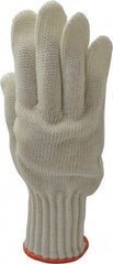 Whizard - Size XL (10), ANSI Cut Lvl 5, Kevlar/Spectra/Stainless Steel Cut Resistant Gloves - High Strength Fiber/Stainless Steel Lining, Knit Wrist, Gray, Ambidextrous - Eagle Tool & Supply