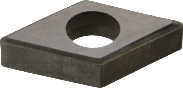 Made in USA - 1/2" Inscribed Circle, Diamond (Shape) Shim for Indexables - Carbide, 3/16" Thick, DSN Shim Style, Negative Rake - Eagle Tool & Supply