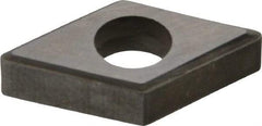 Made in USA - 1/2" Inscribed Circle, Diamond (Shape) Shim for Indexables - Carbide, 3/16" Thick, DSN Shim Style, Negative Rake - Eagle Tool & Supply