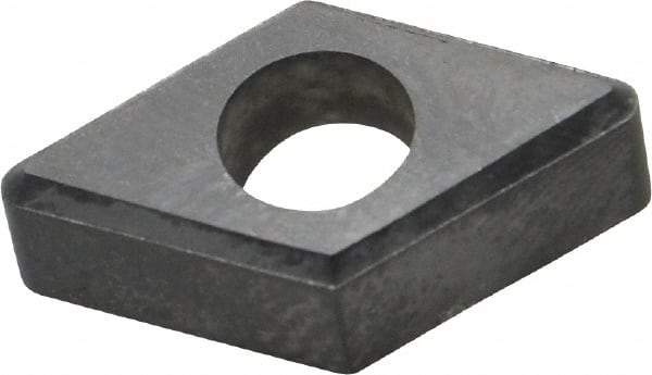 Made in USA - 1/2" Inscribed Circle, Diamond (Shape) Shim for Indexables - Carbide, 1/4" Thick, IDSN Shim Style, Negative Rake - Eagle Tool & Supply