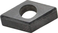 Made in USA - 1/2" Inscribed Circle, Diamond (Shape) Shim for Indexables - Carbide, 1/4" Thick, IDSN Shim Style, Negative Rake - Eagle Tool & Supply
