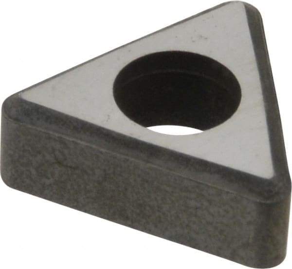 Made in USA - 3/8" Inscribed Circle, Triangle Interchangeable Head Shim for Indexables - Carbide, 3/16" Thick, ITSN Shim Style, Negative Rake - Eagle Tool & Supply