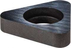 Made in USA - 5/8" Inscribed Circle, Triangle Shim for Indexables - Carbide, 3/16" Thick, ITSN Shim Style, Negative Rake - Eagle Tool & Supply