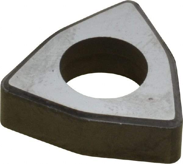 Made in USA - 1/2" Inscribed Circle, Trigon Shim for Indexables - Carbide, 3/16" Thick, IWSN Shim Style, Negative Rake - Eagle Tool & Supply