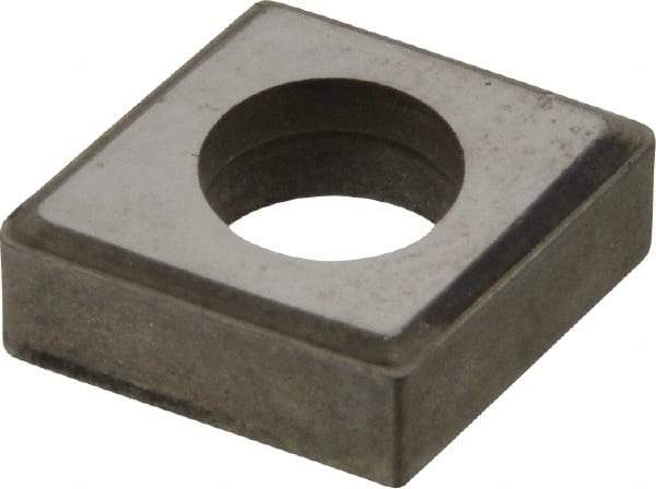 Made in USA - 1/2" Inscribed Circle, Diamond (Shape) Shim for Indexables - Carbide, 3/16" Thick, MCN Shim Style, Negative Rake - Eagle Tool & Supply
