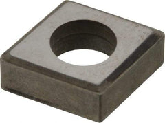 Made in USA - 1/2" Inscribed Circle, Diamond (Shape) Shim for Indexables - Carbide, 3/16" Thick, MCN Shim Style, Negative Rake - Eagle Tool & Supply
