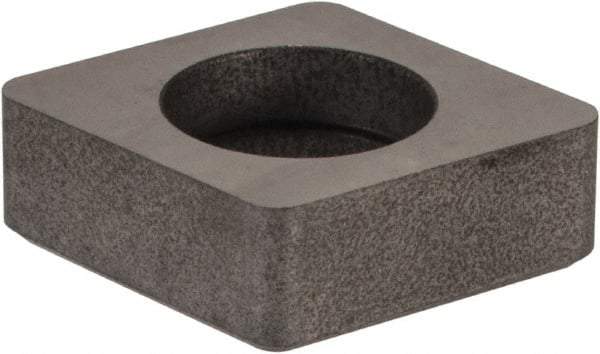 Made in USA - 1/2" Inscribed Circle, Diamond (Shape) Shim for Indexables - Carbide, 3/16" Thick, MCN Shim Style, Negative Rake - Eagle Tool & Supply